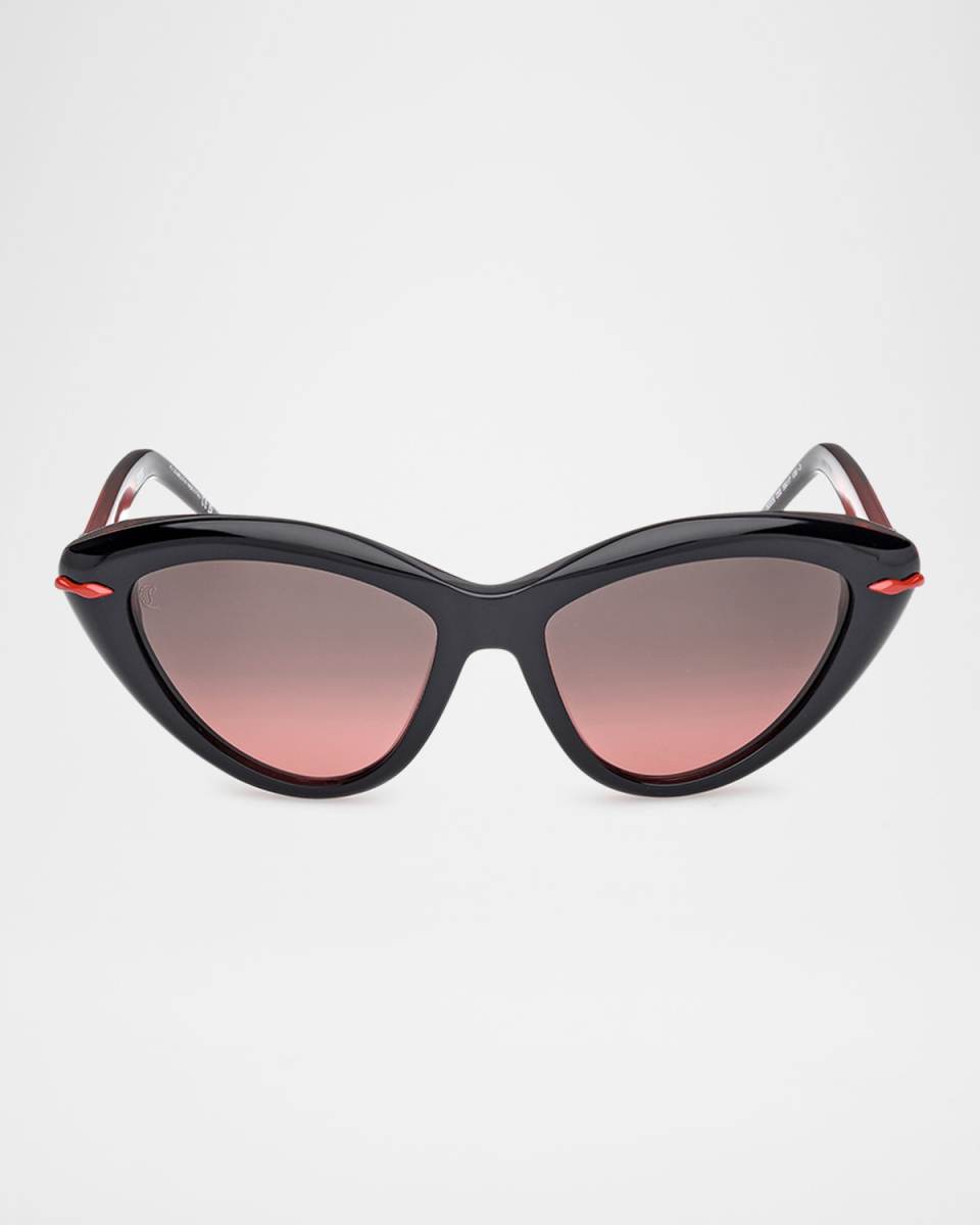 Acetate Cat-Eye Sunglasses